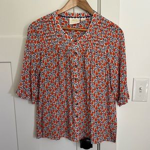Anthropologie Maeve Maracas Musical Percussion Top